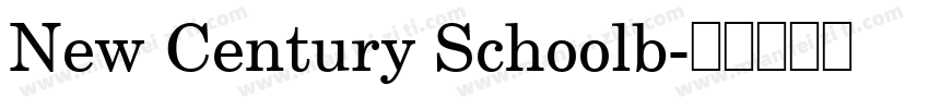 New Century Schoolb字体转换